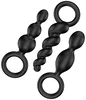 Anální kolíky Satisfyer Plugs Black sada 3ks