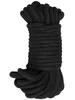 Černé bavlněné lano na bondage 10 m