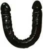 Černé oboustranné dildo Ultra-Dong 43 cm