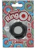 Černý erekční kroužek The RingO pro ddálení ejakulace a zlepšení erekce