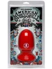 Červené dildo American Bombshell SHELL SHOCK