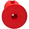 Červený anální kolík s otvorem LUBE LUGE 4