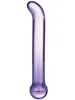 Fialové skleněné dildo Purple G-Spot Tickler