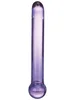 Fialové skleněné dildo Purple G-Spot Tickler