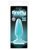 Modrý anální kolík Firefly SMALL svítící