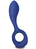 Modrý vibrační stimulátor Gpop prostaty či bodu G