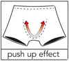 Průsvitné pánské boxerky s push-up efektem