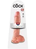 Realistické dildo s varlaty King Cock 10