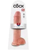 Realistické dildo s varlaty King Cock 11