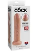 Realistické dildo se stahovací předkožkou King Cock 7