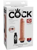 Realistické stříkající dildo s varlaty King Cock 7