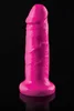 Růžové realistické dildo s přísavkou Dillio Chub 6