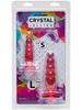 Sada análních kolíků Crystal Jellies Anal Delight Trainer Kit 2 ks