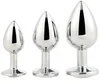 Sada análních kolíků se šperkem Silver Plug Set Dream Toys