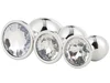 Sada análních kolíků se šperkem Silver Plug Set Dream Toys