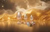 Sada análních kolíků se srdíčkem Pearl Gold Plug Set Dream Toys