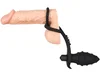 Vibrační kolík na prostatu Ring & Plug s kroužkem na penis a varlata