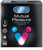 Vroubkované kondomy pro oddálení ejakulace Mutual Pleasure (3 ks) Durex