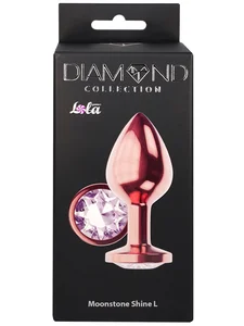 Anální kolík se šperkem Diamond Shine L Lola Games (různé barvy)