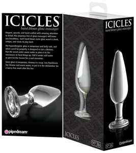 Anální kolík ze skla ICICLES No. 26