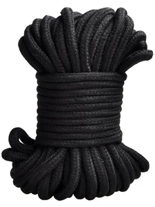 Černé bondage lano