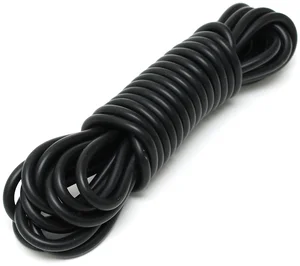 Černé silikonové lano na bondage Rimba 6m