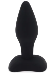 Černý silikonový anální kolík