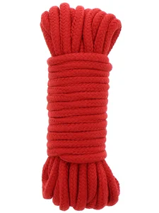 Červené bondage lano (10 m) Hidden Desire