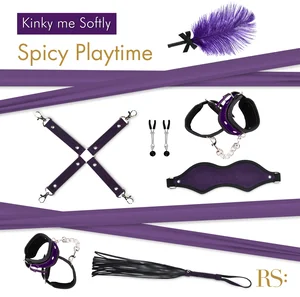 Cestovní BDSM sada Kinky Me Softly Rianne S (Purple)