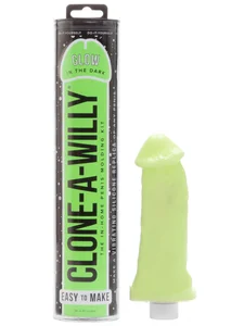 Clone-A-Willy Glow in the Dark Green vibrátor/ sada pro odlitek penisu