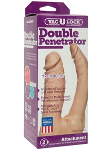 Dvojité realistické dildo Vac-U-Lock Double Penetrator