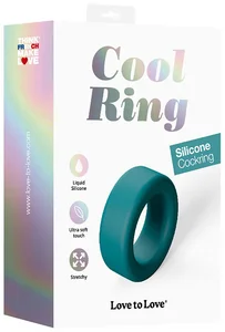 Erekční kroužek ze silikonu Cool Ring Love to Love