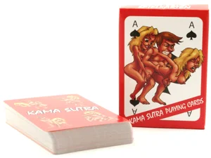 Erotické hrací karty Kama Sutra (54 karet) různé sexuální polohy