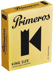 Extra široké kondomy KING SIZE Primeros
