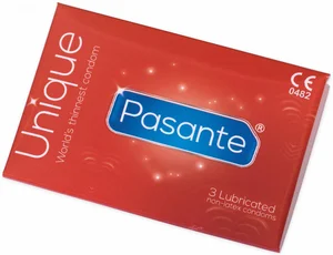 Extratenké kondomy bez latexu Pasante Unique Pasante
