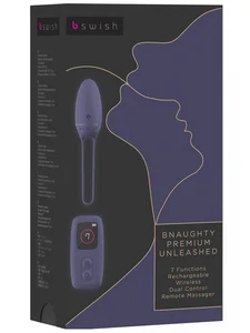 Fialové vibrační vajíčko bNaughty Unleashed Premium