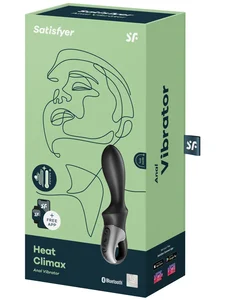 Hřejivý anální vibrátor Heat Climax Satisfyer (ovládaný mobilem)