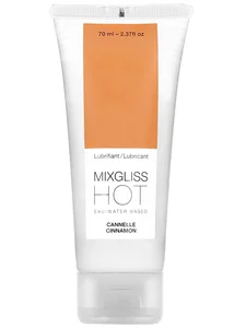 Hřejivý vodní lubrikační gel HOT Cinnamon MIXGLISS