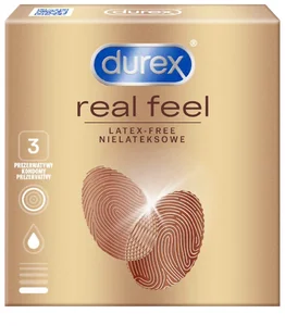 Kondomy bez latexu Durex Real Feel Durex