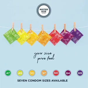 Kondomy MISTER SIZE 64 mm 3 ks