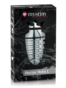 Kovový anální kolík na elektrosex Hector Helix L Mystim
