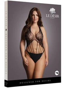 Krajkové body s pásky Le Désir SHOTS (plus size)