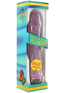 Krásný fialový realistický vibrátor Penetrating Pleasures
