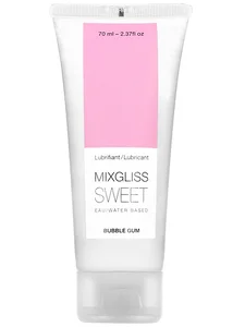 Lubrikační gel na vodní bázi SWEET Bubble Gum MIXGLISS