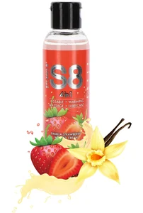 Lubrikační/masážní gel S8 4v1 Vanilla Strawberry Whipped Cream