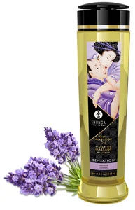 Masážní olej SENSATION Lavender Shunga