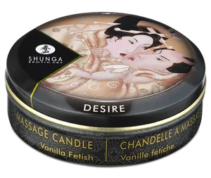 Masážní svíčka Desire Vanilla Fetish Shunga