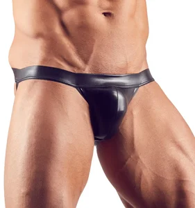 Minimalistické černé sexy jocksy s lehkým push-up efektem