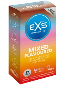 Mix ochucených kondomů EXS Mixed Flavoured  EXS