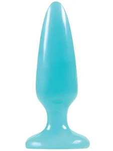 Modrý anální kolík Firefly SMALL svítící